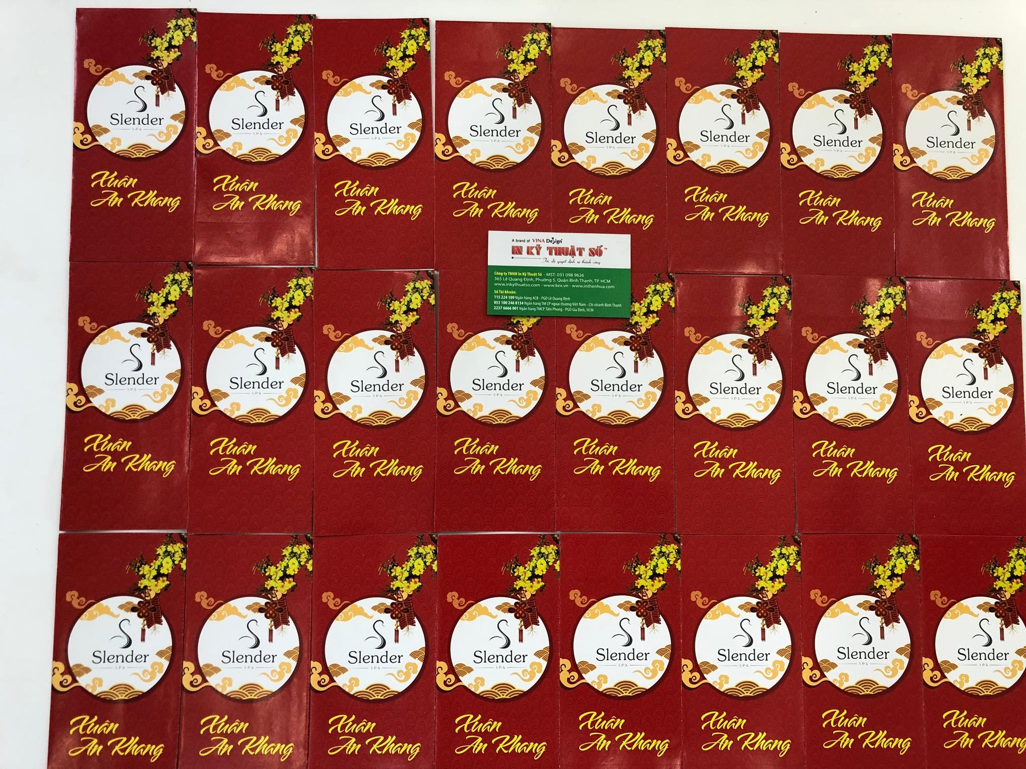 In bao lì xì cho công ty 